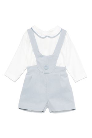 Baby blue corduroy dungarees set LA STUPENDERIA KIDS | TBCT07V41.